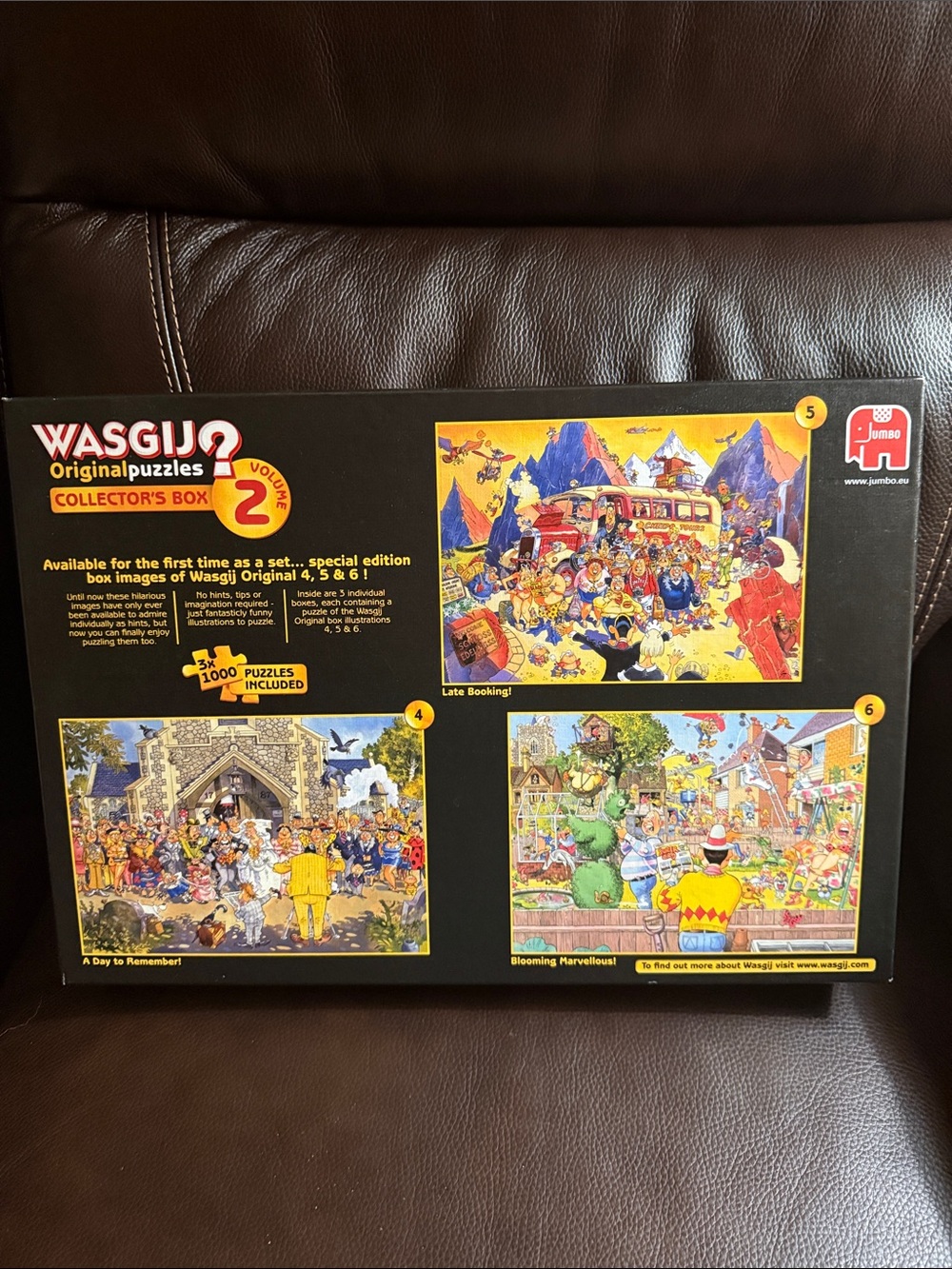 Wasgij Original Collector's Box 2 jigsaw puzzle set made by Jumbo.  Heavy !
